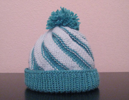 Swirled Ski Cap