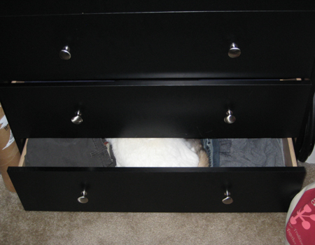 Someone left the drawer open