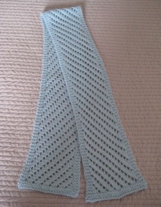 Diagonal Lace Scarf