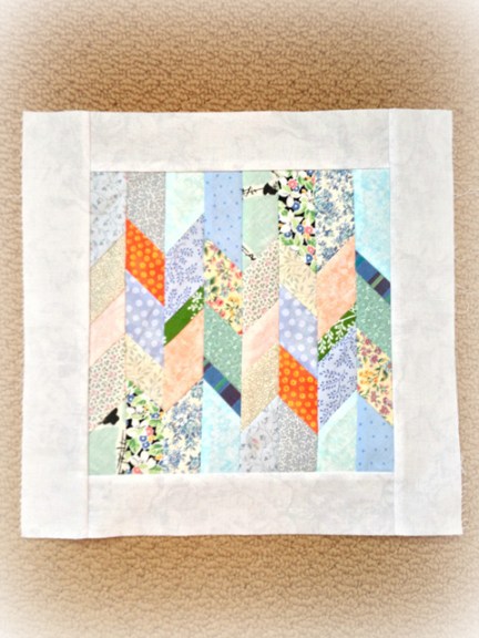 Shattered Chevrons Block