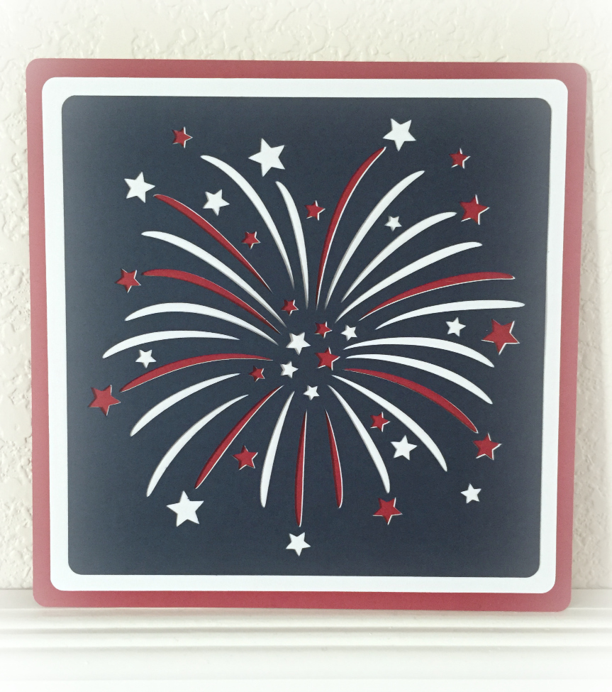 Fireworks Cutout